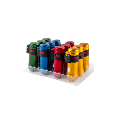Zengaz Zl-1 Metallic Flame Jet Lighters (12 Pack)