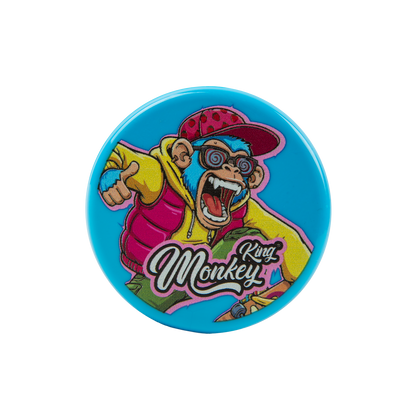 Monkey King Acrylic 3 Part Grinders - (12 Pack)
