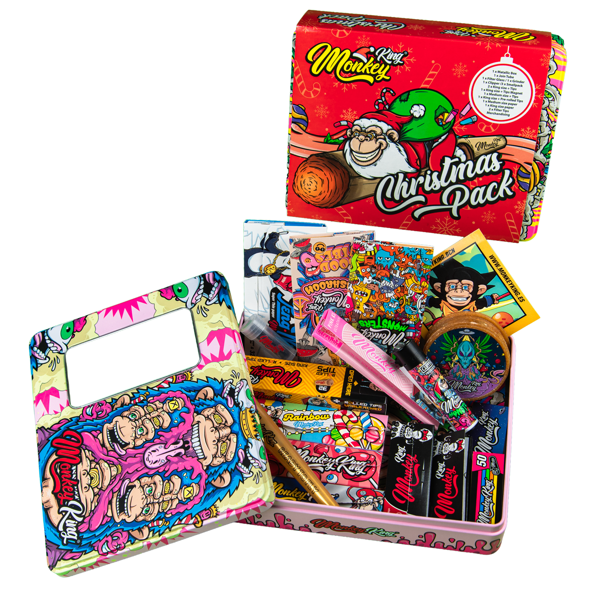 Monkey King Mixed Smoking Gift Set: Christmas Pack (Single Piece)