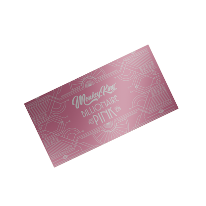 Monkey King Rolling Papers + Tips: Billionaire Pink - King Size (24 Pack) [COMING SOON]