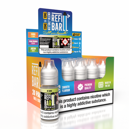 Refill Bar Salts Nrg 10ml 50vg - (Pack Of 20)