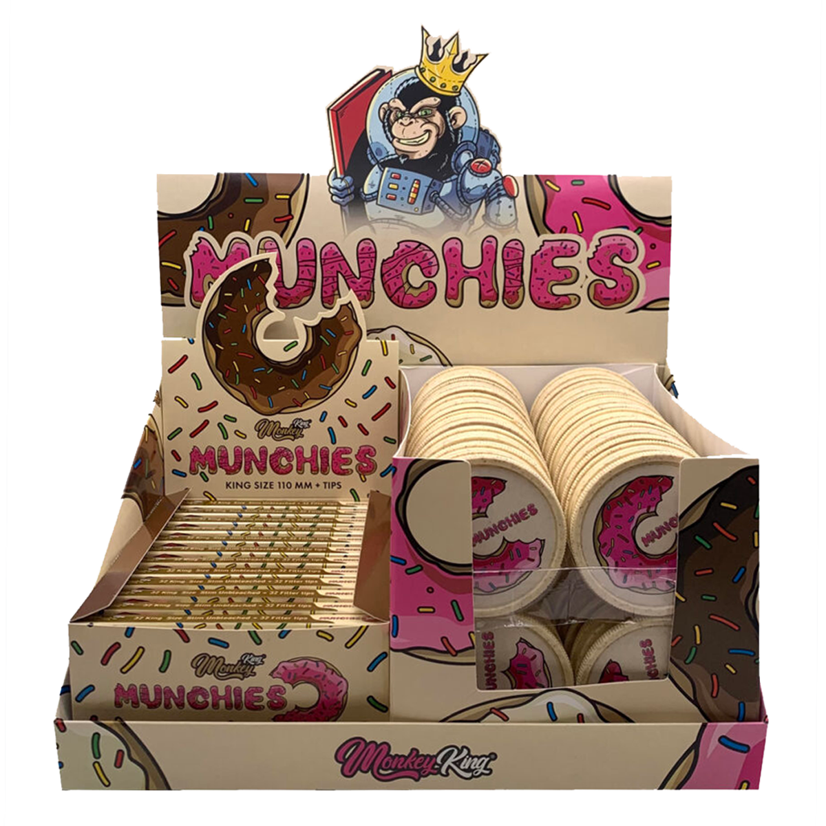 Monkey King Munchies Edition Papers, Tips & Grinders Pack (24pcs)