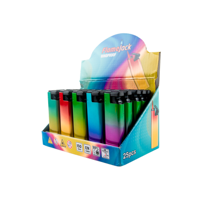 Flamejack Windproof Lighters (25 Pack)