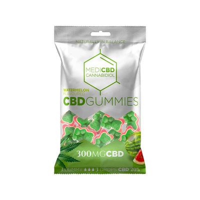 MediCBD Watermelon CBD Gummy Bears 300mg