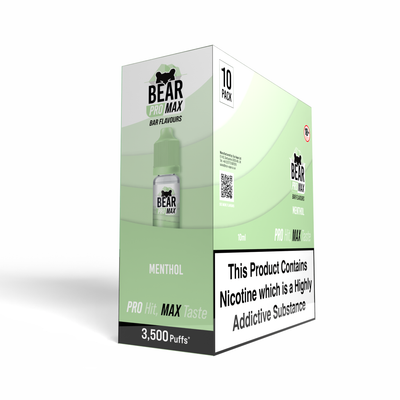 BEAR Pro MAX Salts: Menthol - 20mg (10 Pack)