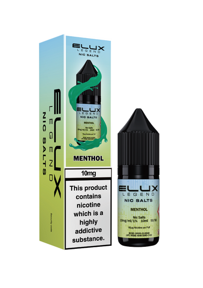 Elux Legend Nic Salts: Menthol - 20mg (10 Pack)