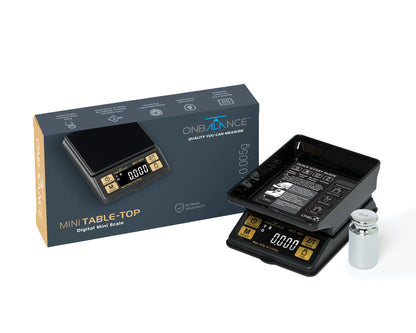 On Balance Mini Table-Top MTT-100 Digital Scales (100g x 0.005g)