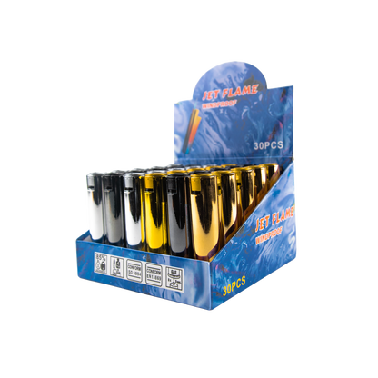 Sparkys Metallic Jet Lighters (30 Pack)