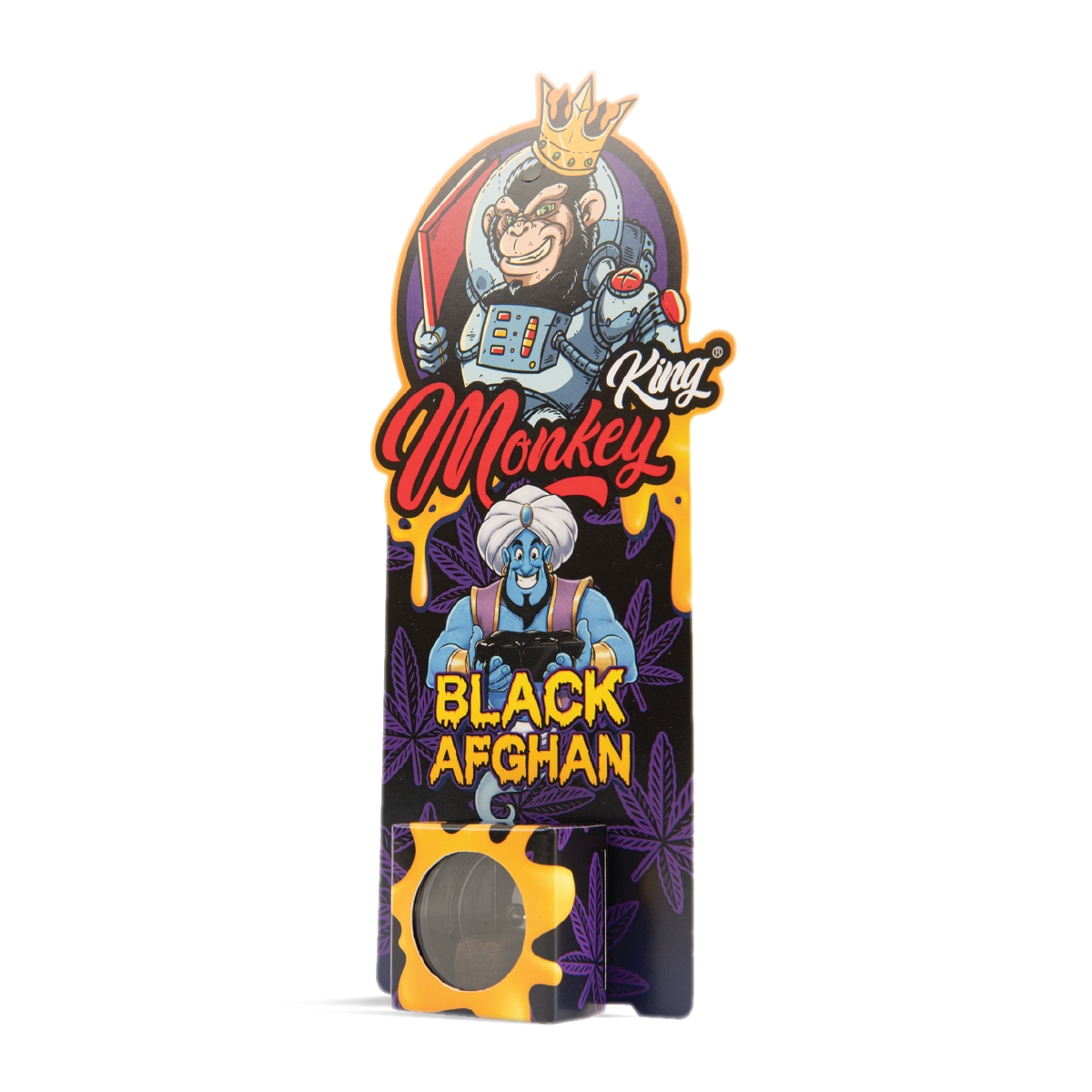 Monkey King CBD Hash Incense 20%: Black Afghan - 1.7g (Single Piece)