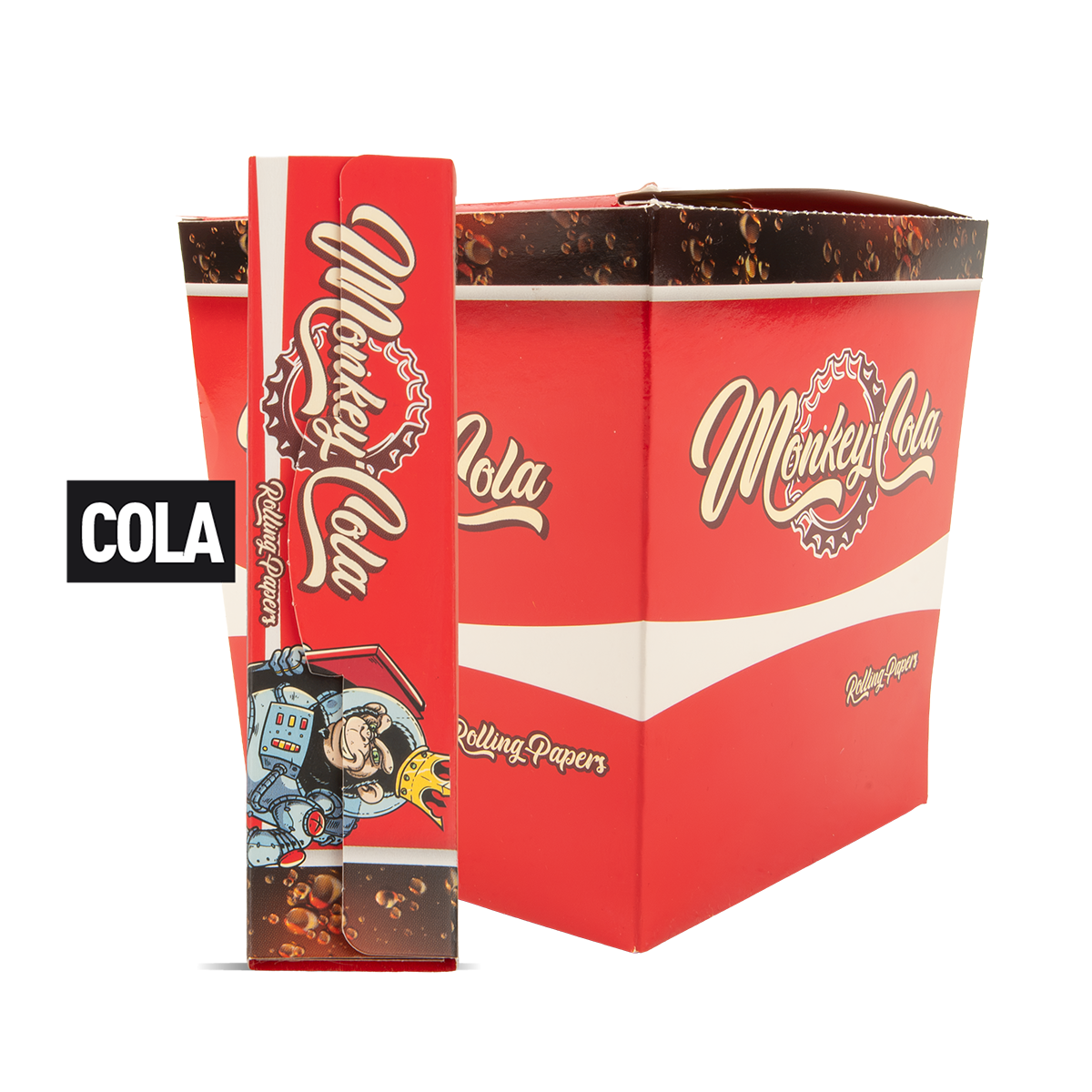 Monkey King Scented Smell Papers & Tips: Cola - King Size (24 Pack)