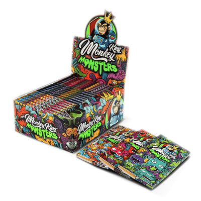 Monkey King Monsters Magnetic Unbleached Papers, Tips & Tray (24pcs)