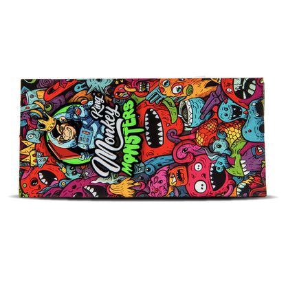 Monkey King Papers, Tips & Tray: Magnetic Monsters Edition - King Size Unbleached (24 Pack)