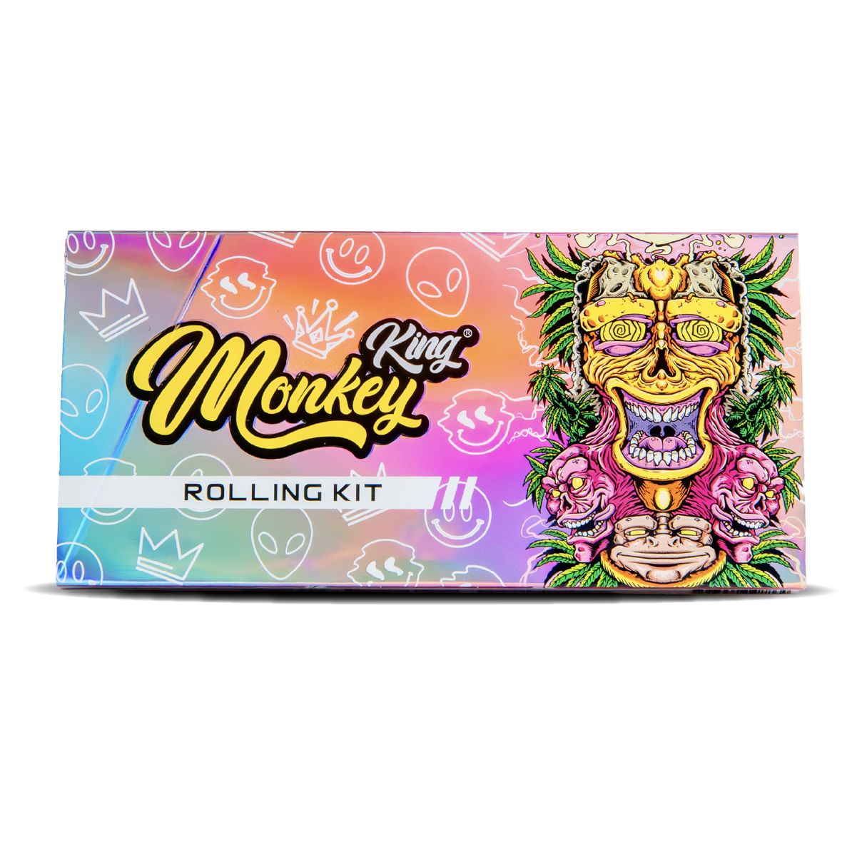 Monkey King Ready to Fly Magnetic Rolling Kit Unbleached Papers & Tips (24pcs)