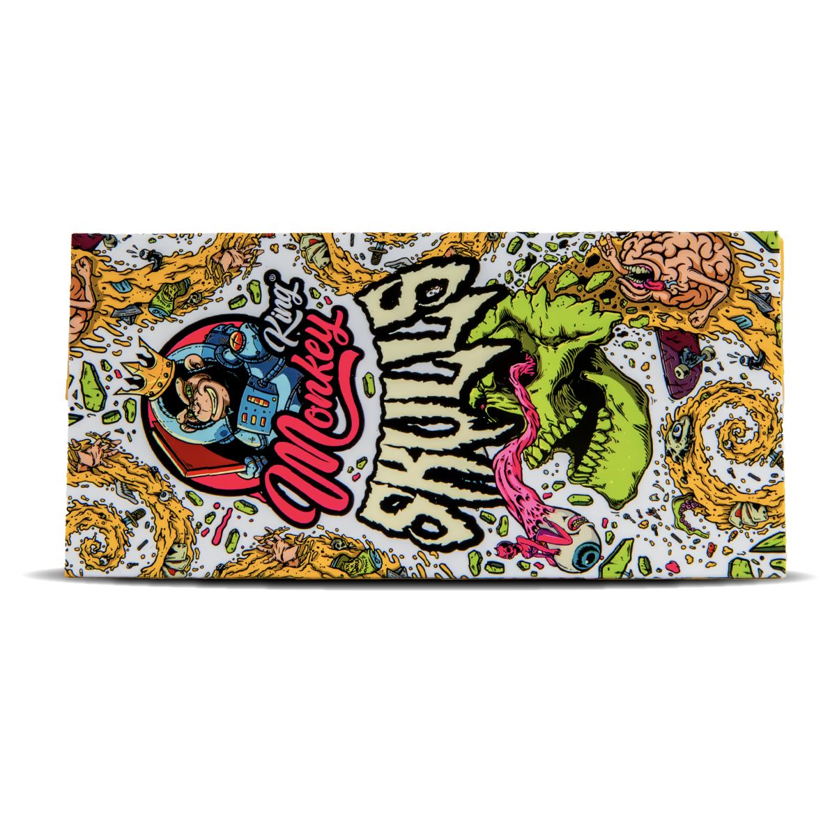Monkey King Skulls Magnetic Unbleached Papers & Tips (24pcs)