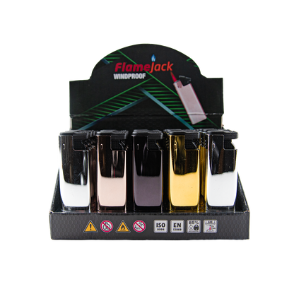 Flamejack Windproof Lighters (25 Pack)