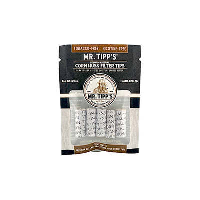 Mr Tipp's Corn Husk Filter Tips 10mm: Small (5pcs per Pack)