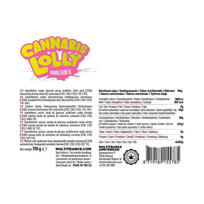 Multitrance Cannabis Lollipops: Bubblegum XL (10 Pack)