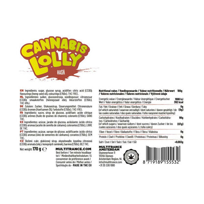 Multitrance Cannabis Lollipops: Hash (10 Pack)