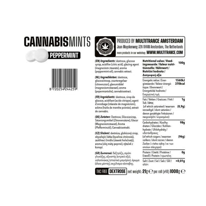Multitrance Cannabis Mints: Peppermint (48 Pack)