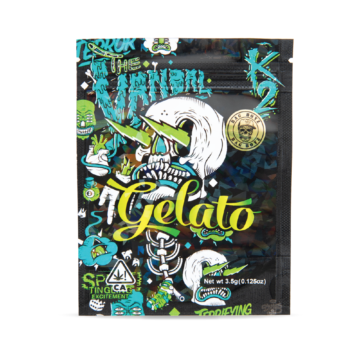 50 PACK MYLAR BAG - THE VANDAL GELATO