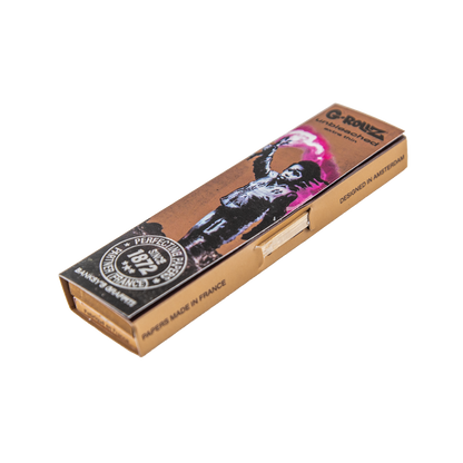 G-Rollz Rolling Papers, Tips & Poker: Unbleached Extra Thin - King Size (24 Pack)