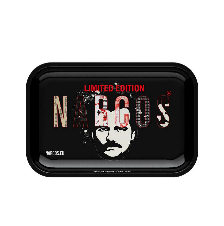 Narcos Small Rolling Tray - Black