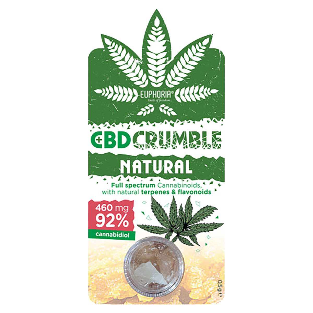 Euphoria CBD Crumble 460mg