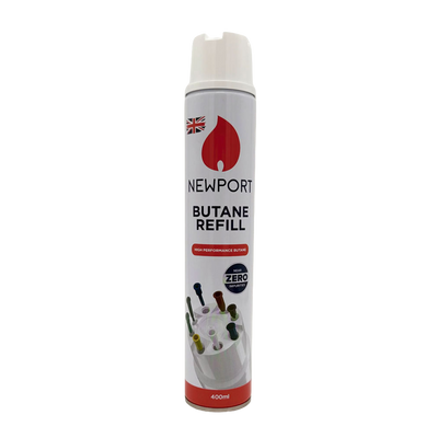 Newport: Butane Gas 400ml - (12 Pack)
