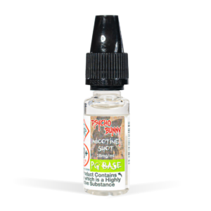 10ml Psycho Bunny PG Base Nicotine Shot - (20 Pack)