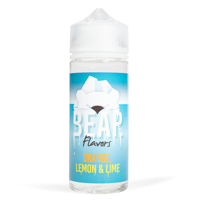 BEAR 100ml E-Liquid Shortfills - Orange, Lemon & Lime