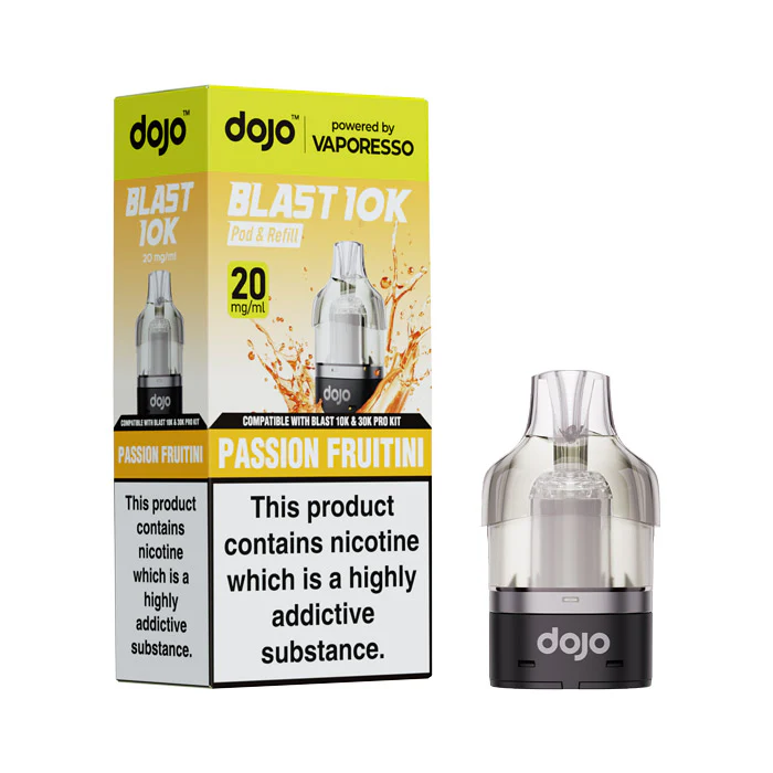 Vaporesso Dojo Blast 10K Pod Refills: Passion Fruitini - 20mg