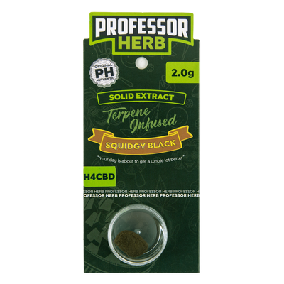 Professor Herb H4CBD Solid Extract 2.0g - Squidgy Black