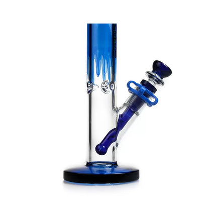 Phoenix Star: 10" Colourful Straight Glass Bong (PHX116)