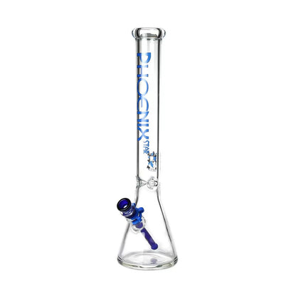 Phoenix Star: 18" 7mm Thick Glass Beaker Bong (PHX117)