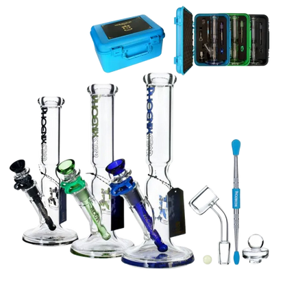 Phoenix Star: Dual Use Travel Flat Base Bong And Banger Kit (PHX1302)