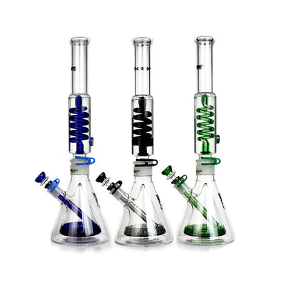 Phoenix Star: 18" Freezable Glycerin Beaker Bong - 2 Part (PHX141)