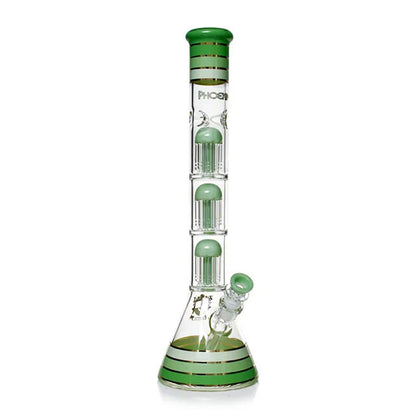 Phoenix Star 18 Inch Triple 8 Arm Percolator Bong - (PHX612)