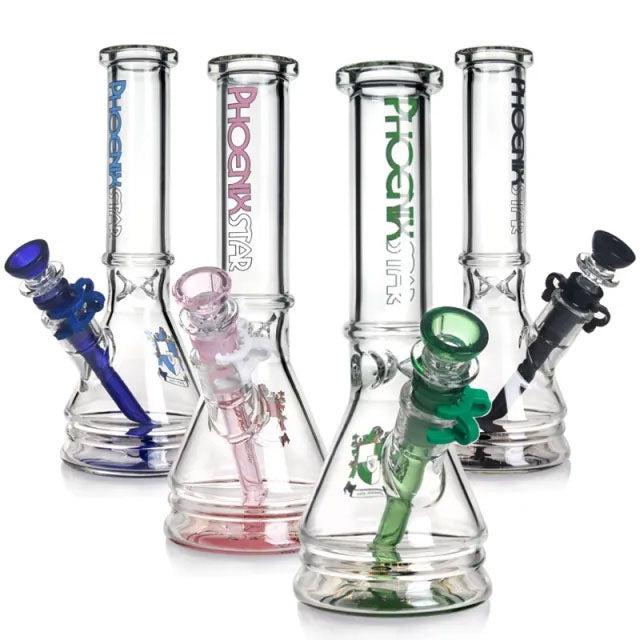 Phoenix Star: 10" Beaker Glass Bong (PHX722)