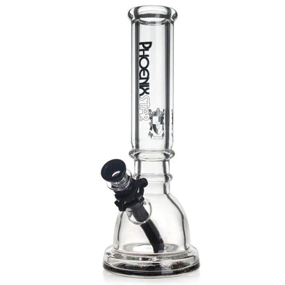 Phoenix Star: 12" 7mm Thick Wide Base Glass Bong (PHX741)