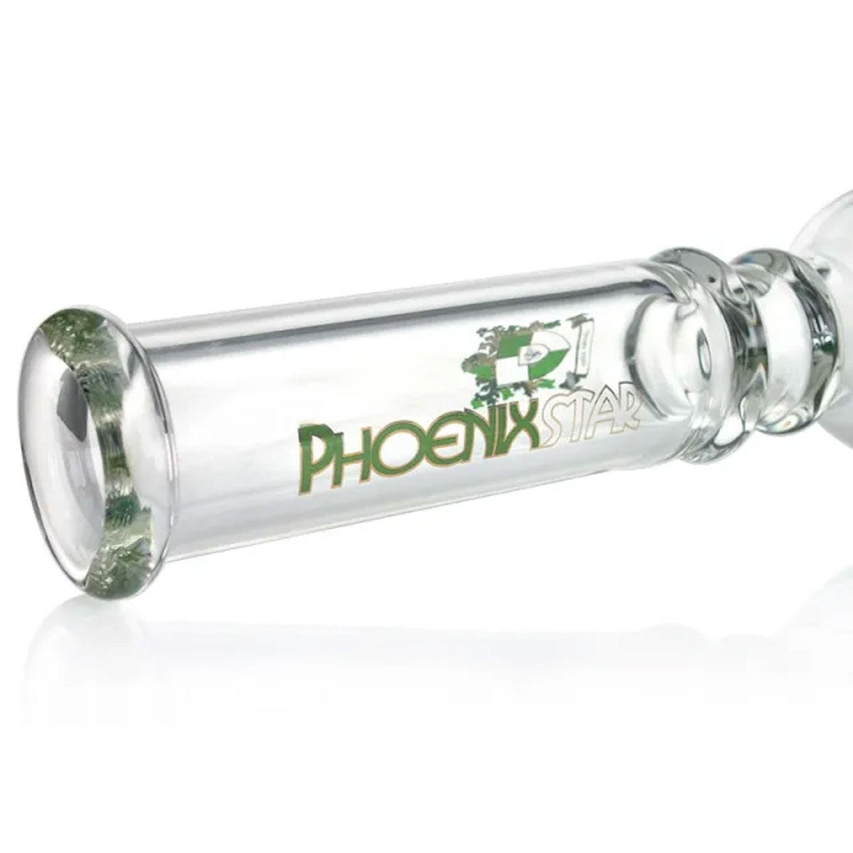 Phoenix Star: 12" 7mm Thick Wide Base Glass Bong (PHX741)