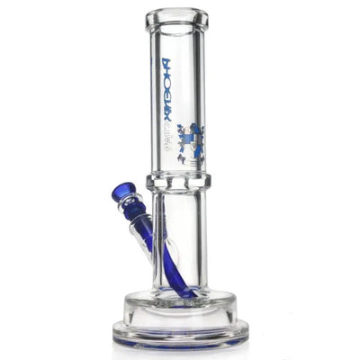 Phoenix Star: Thick Base 12 Inch 7mm Thick Glass Tube Bong (PHX742)