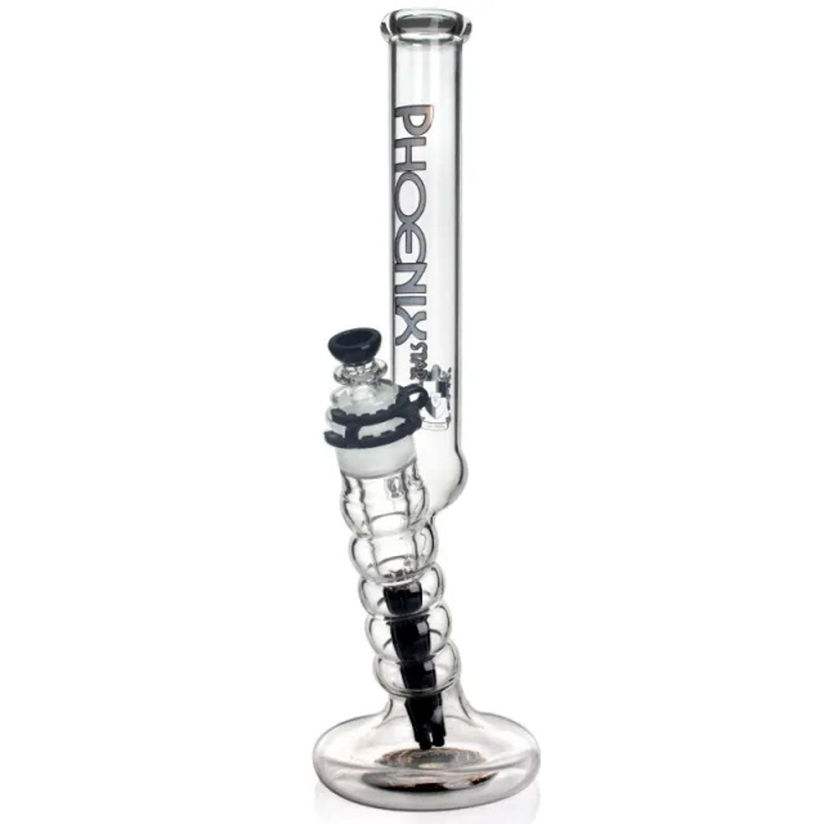 Phoenix Star: 18" 5 Arm Percolator Straight Tube Bong