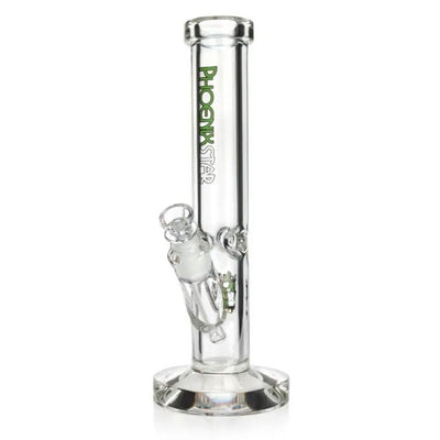 Phoenix Star: 9mm Thick 12" Straight Tube Glass Bong (PHX878)