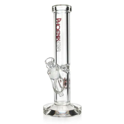 Phoenix Star: 9mm Thick 12" Straight Tube Glass Bong (PHX878)