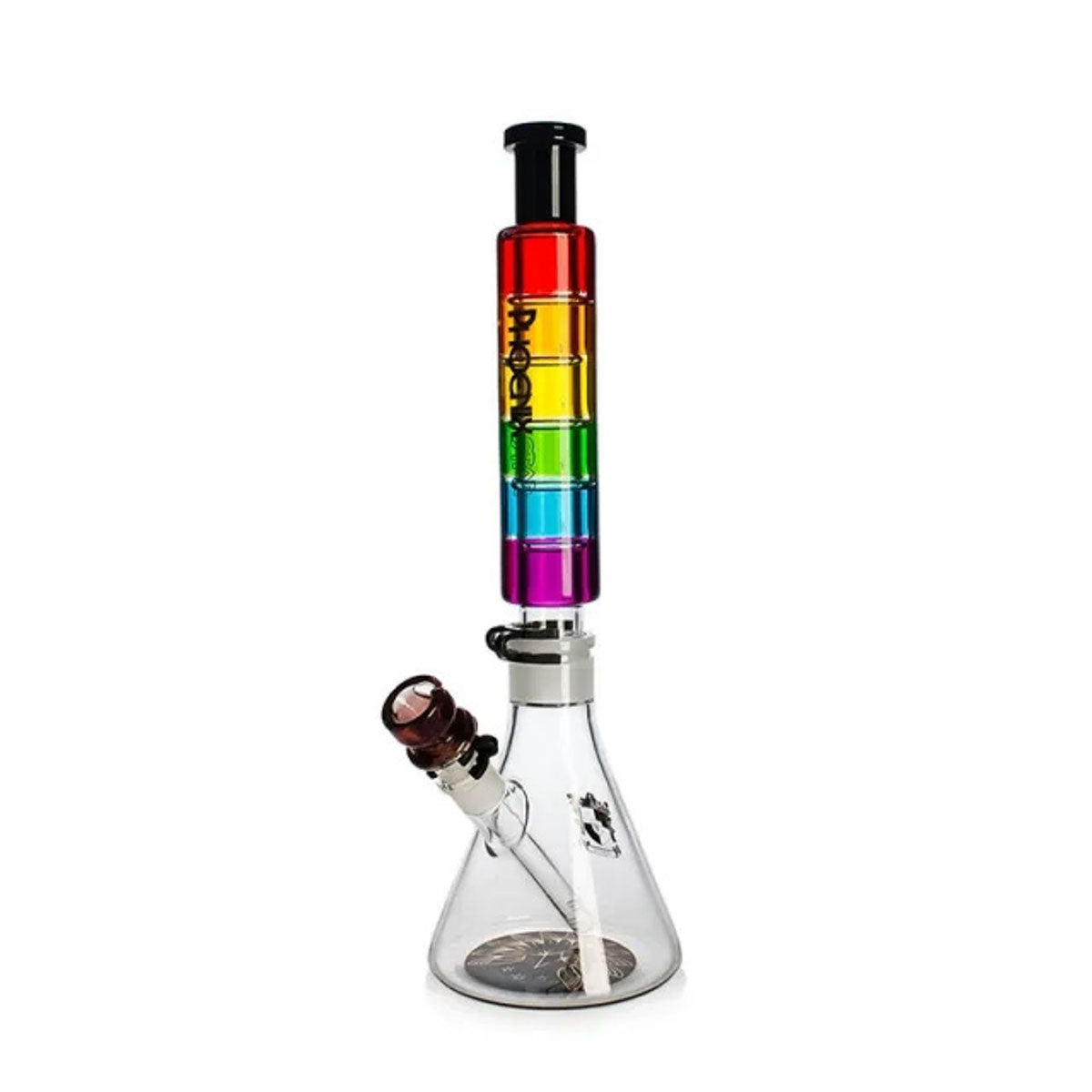 Phoenix Star: Rainbow 16" Glycerin Beaker Base Bong 2 Parts