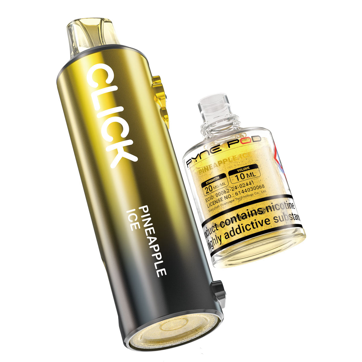 Pyne Pod Click 10K Refill Pods: Pineapple Ice - 20mg