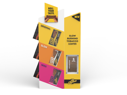Al Capone Tobacco Wraps Bundle with FREE Display Stand - 3x CDU 10