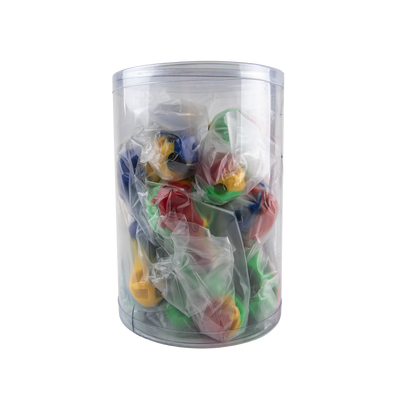 Bounce Silicone Pipe Glass Bowl (10 Pack)