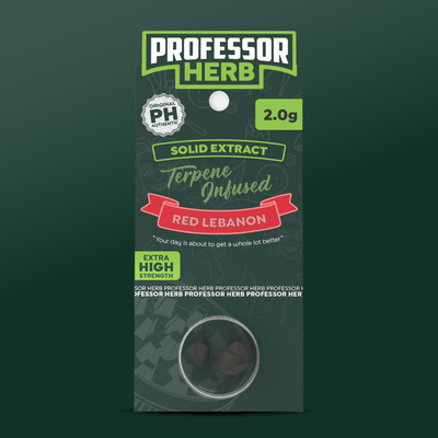 Professor Herb Hemp Solid Extract 2g Red Lebanon Hash 17%
