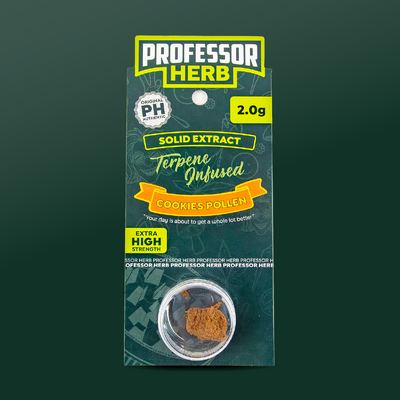 Professor Herb Hemp Solid Extract 2g Cookies Pollen Hash 15%